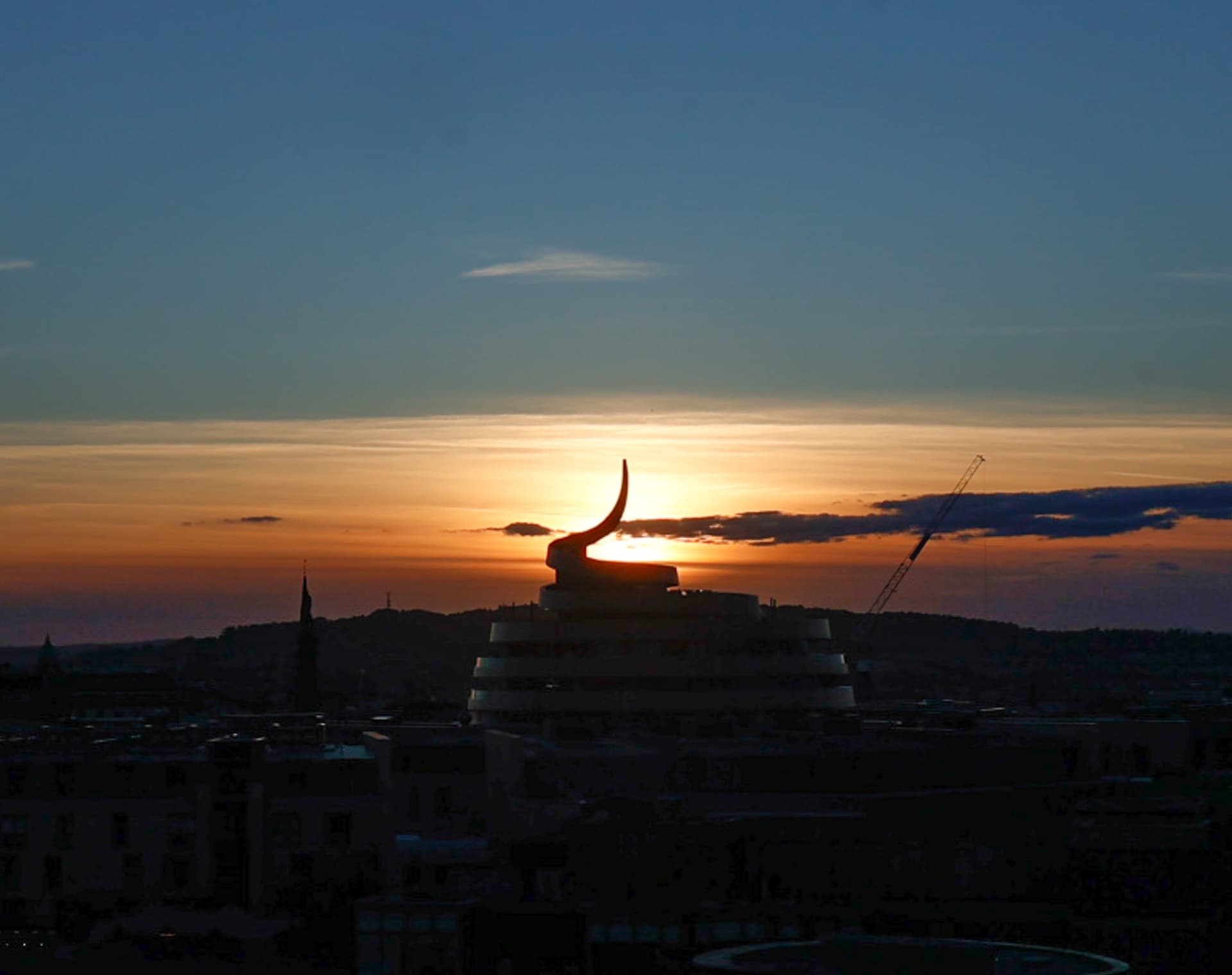 Edinburgh Sunset Drone