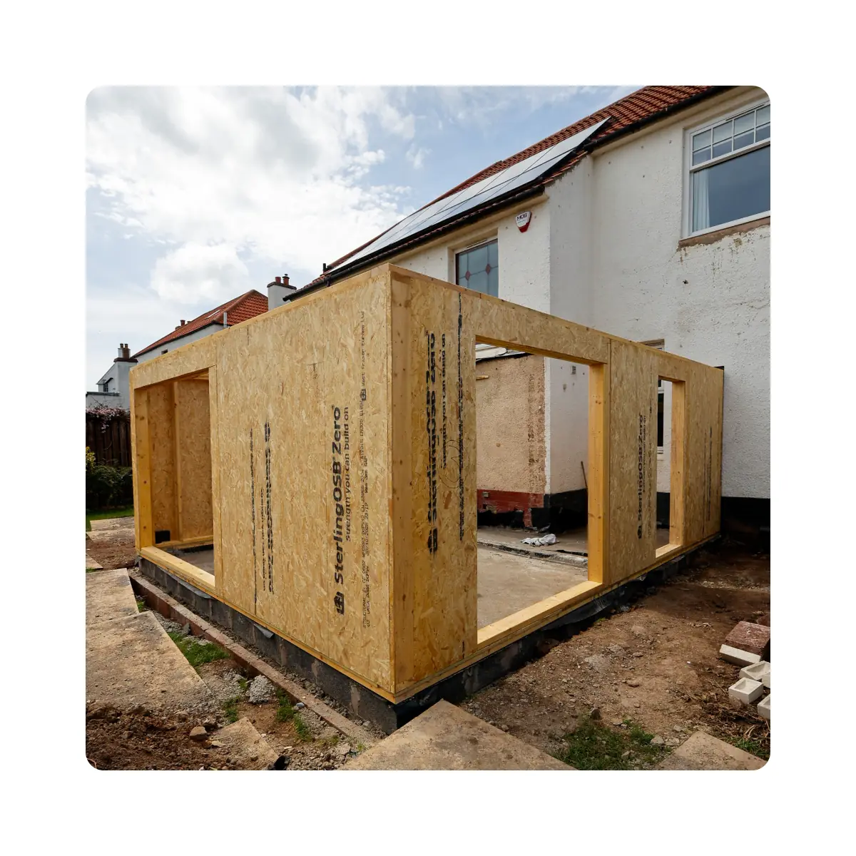 Timber kit construction content for C&G Developments