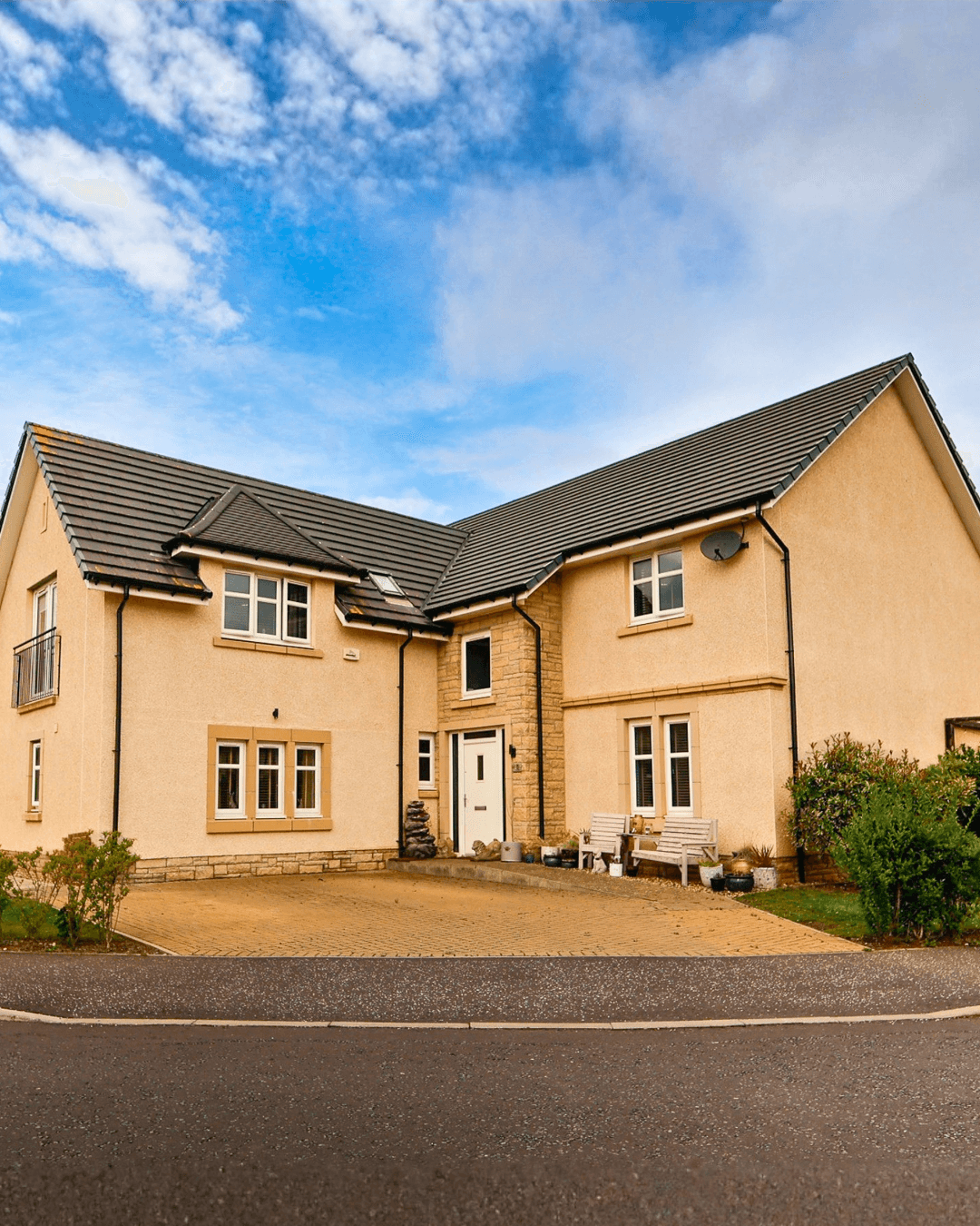 Haddington property exterior photographed for David Todd