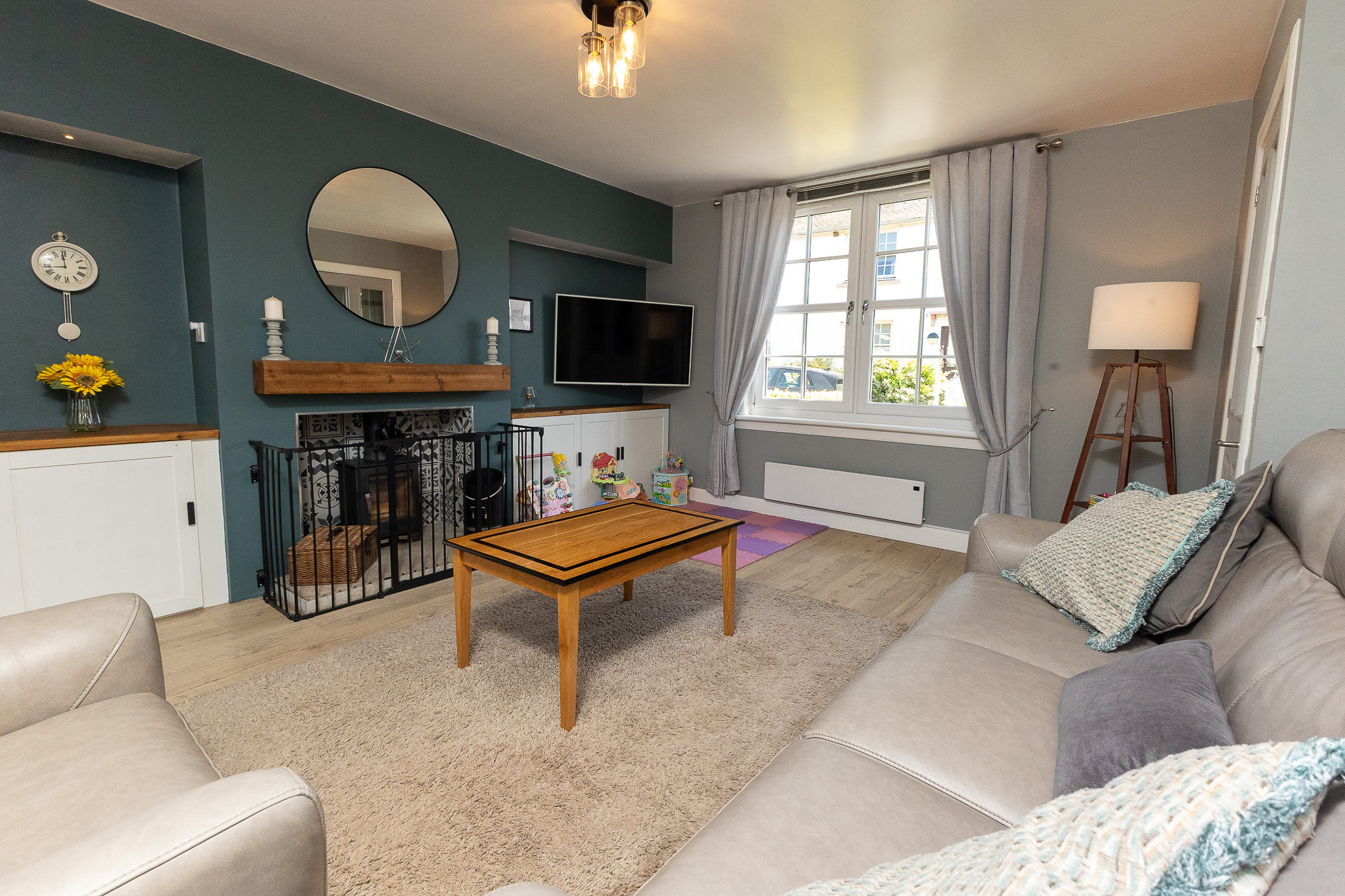 Living room property photography for David Todd