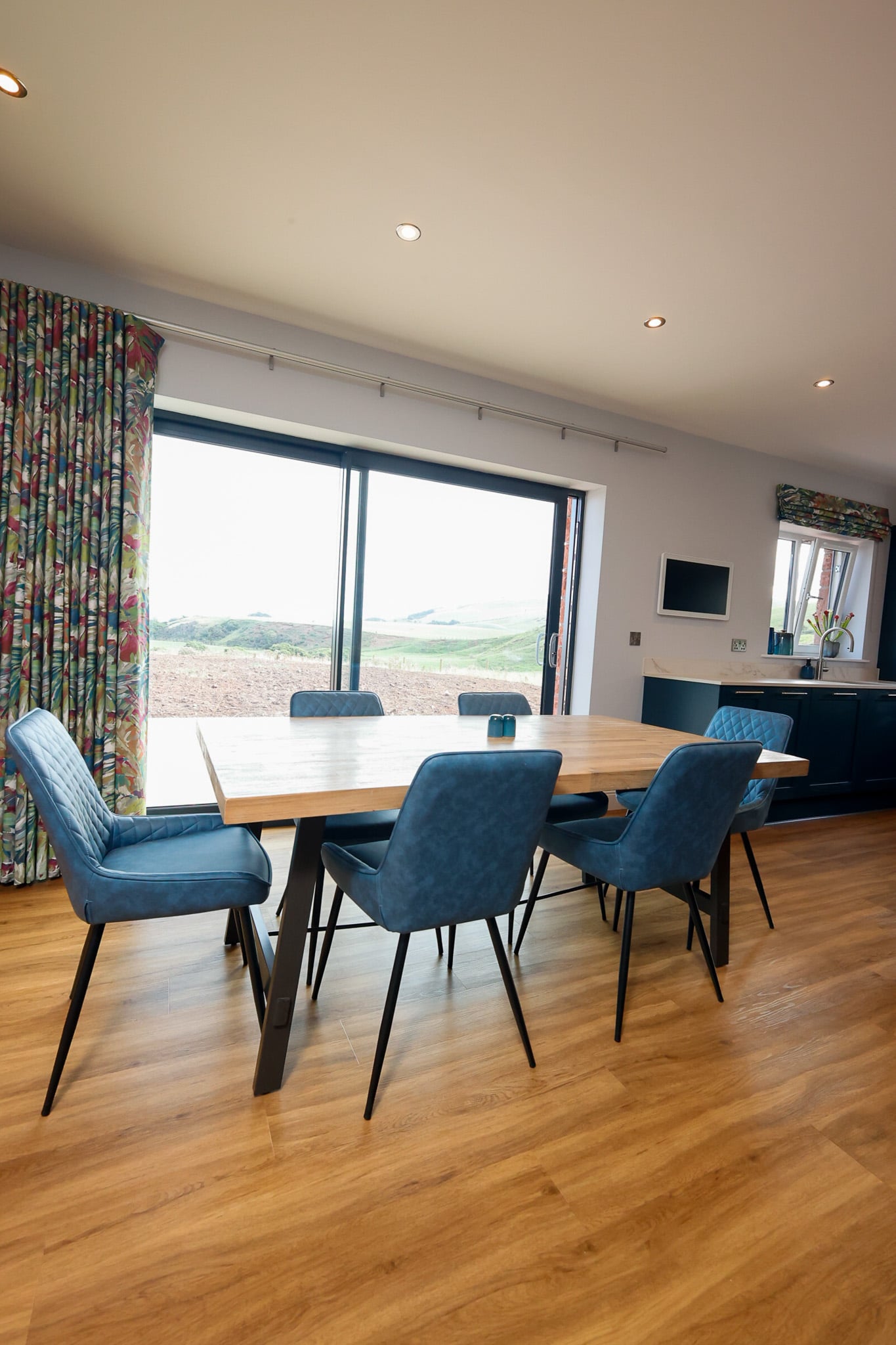 Dining area overlooking the rural setting of a C&G Developments home