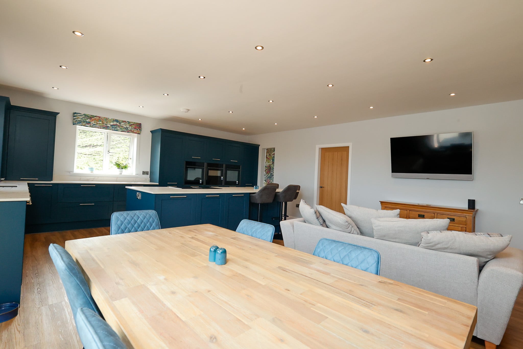 Open-plan kitchen and living space in a completed C&G Developments home