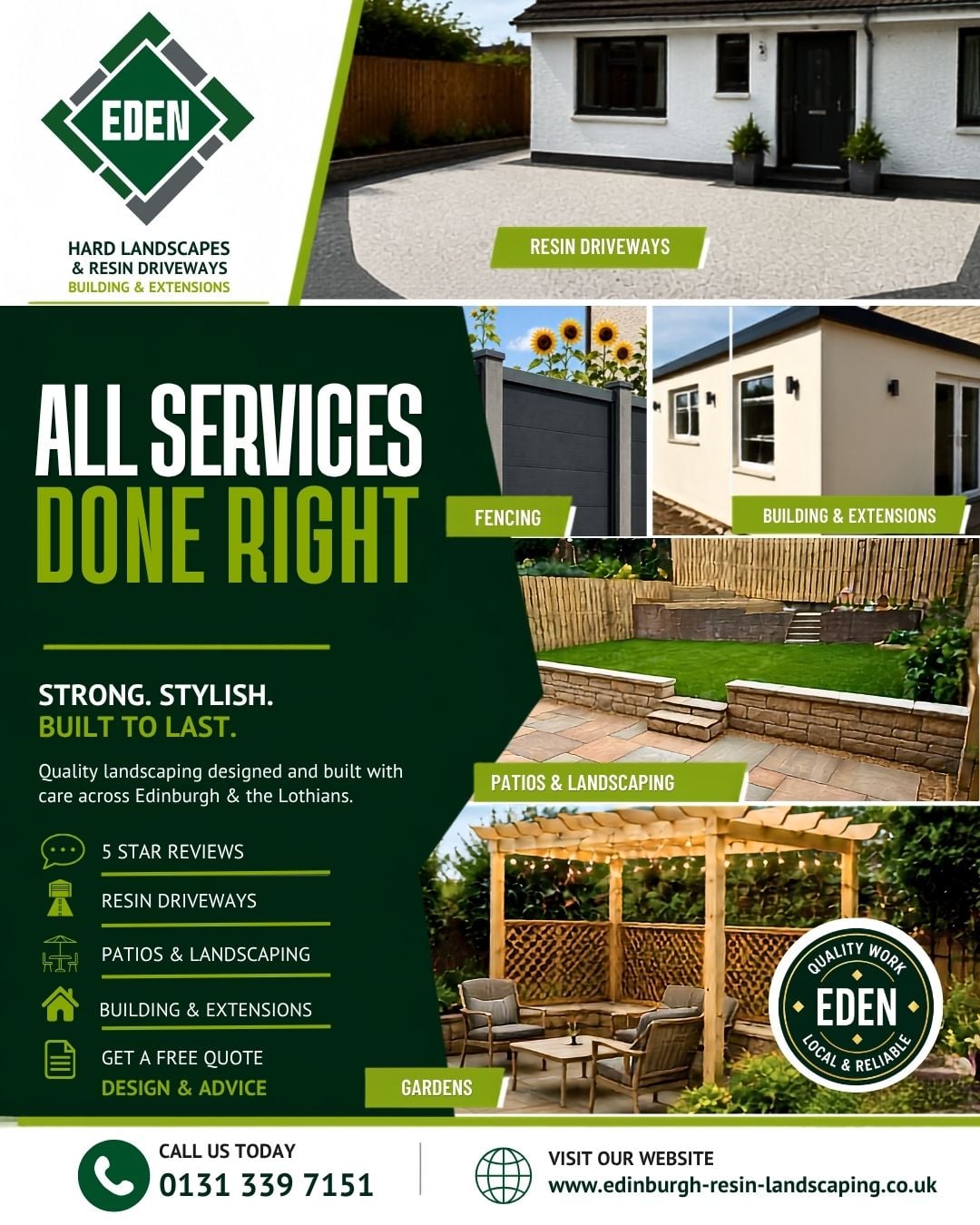 Eden all services social content created by Bear Media