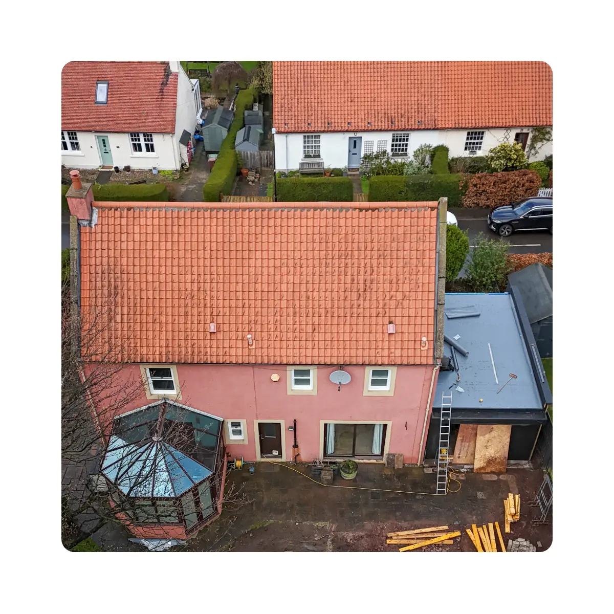 Aerial project photography for C&G Developments