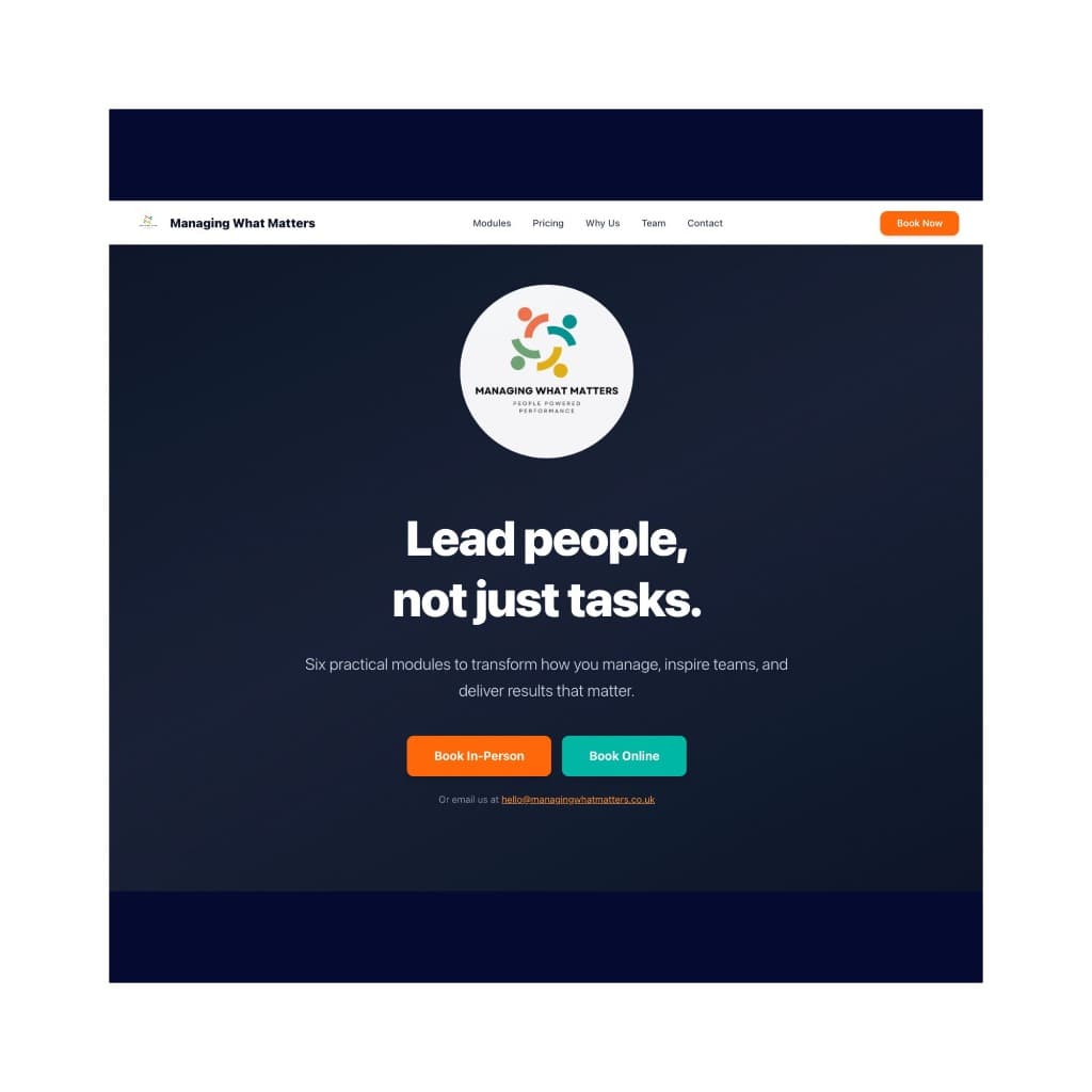 Managing What Matters