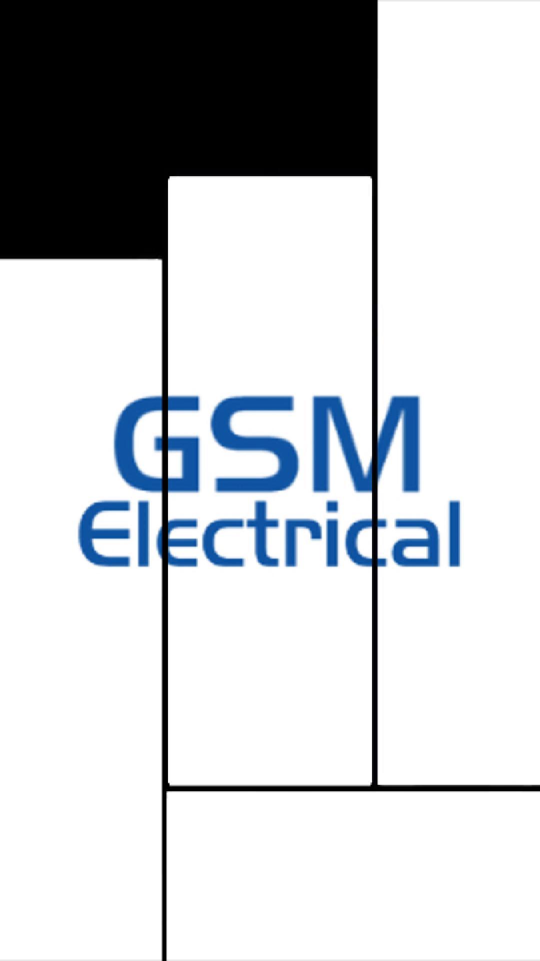 GSM Electrical logo and branding, showcasing professional electrical services and solar installation expertise.