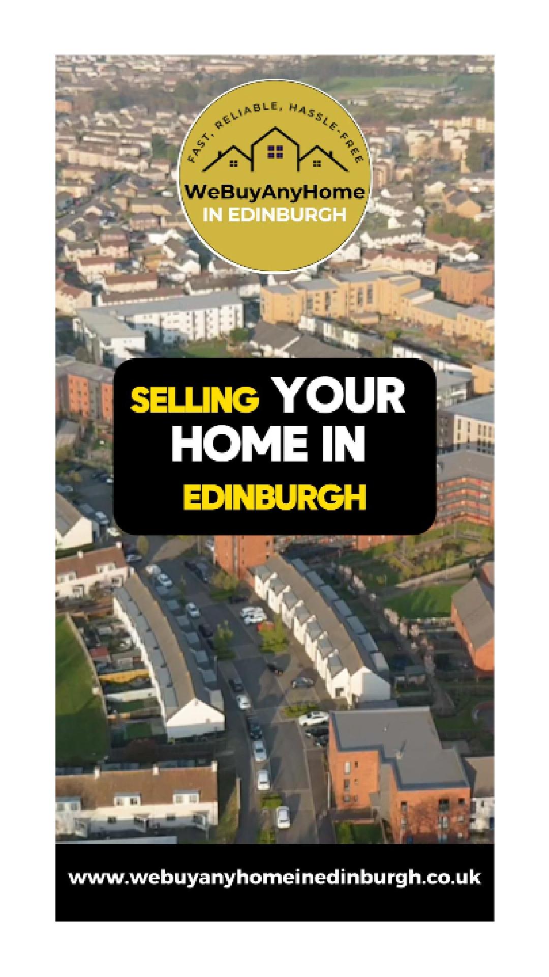 WeBuyAnyHome Edinburgh aerial drone footage showing Roxy's 3-step method for selling homes in Edinburgh.
